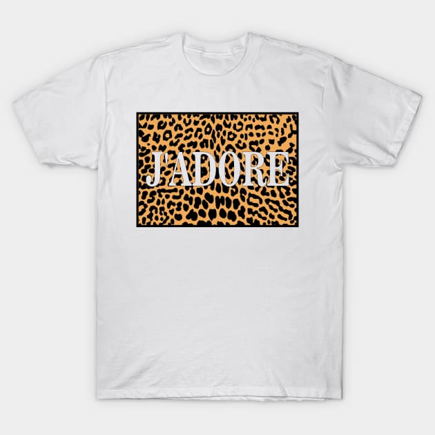 J'Adore T-Shirt by Mendi Art